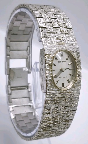 Vtg 1960 tissot stylist - stylist, white