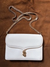 Vintage Gucci White Leather