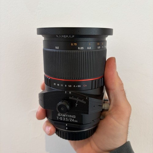 Samyang 24mm 5 tilt - samyang, f3.5