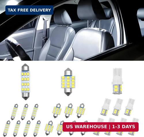 24pcs led interior car lights - led,