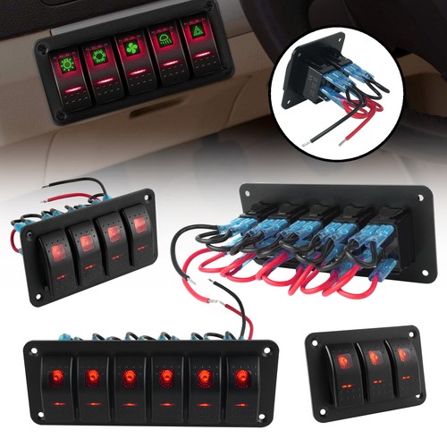 Gang 12v 24v toggle - 2/3/4/5/6,