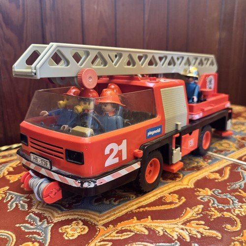 Vintage 1980s playmobil fire - vintage,