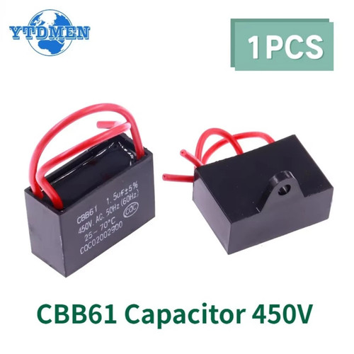 Cbb61 capacitor 450v fan - capacitor,