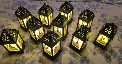 Set ten mini black led - set,