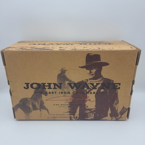 John wayne cast iron sauce - john,