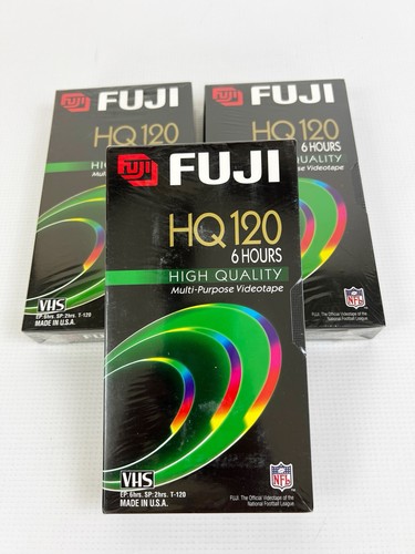 Three fuji film vhs - film,
