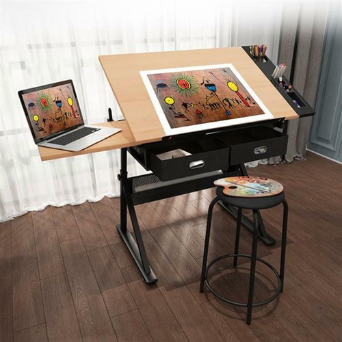 Art craft desk drafting table - desk,