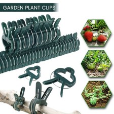 10Pcs Durable Plastic Garden Plant Support Clips Vine Support Clip  Vine Support