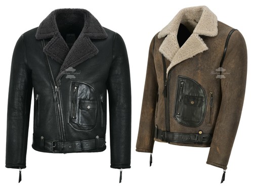 Mens raf sheepskin jacket - sheepskin,