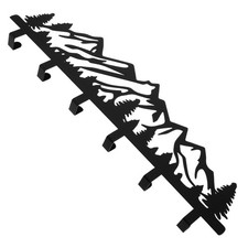  Wall Key Holder Door Rack Hanger Hooks for Keys Rustic Bathroom Decor