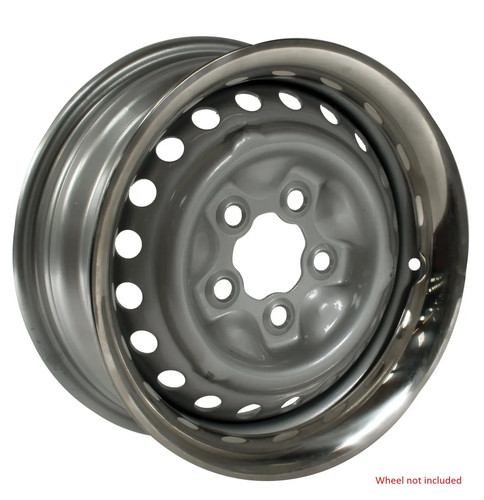 Wheel trim set stainless steel - wheel,