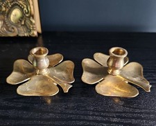 Vintage Pair Of Mini Brass
