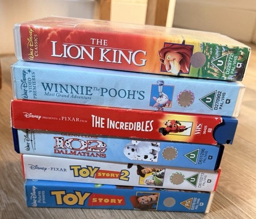 Disney pixar vhs bundle - bundle, x6