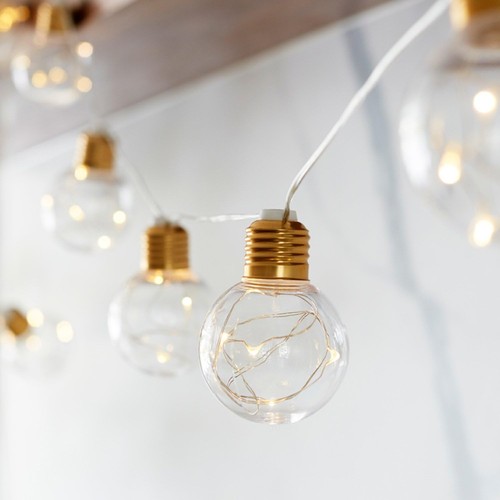 Micro brass led - brass, warm
