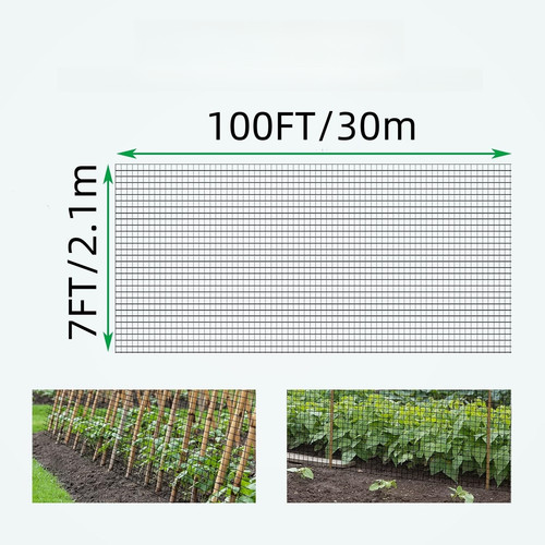 Plastic garden fence mesh - plastic,