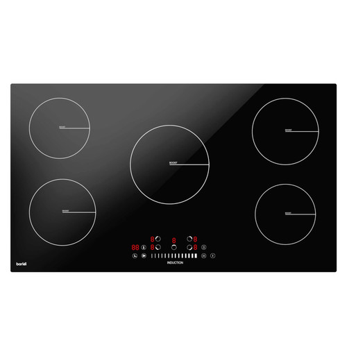 Induction cooker hob with - induction,