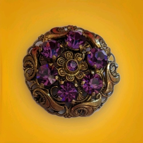 Small victorian amethyst glass - victorian,