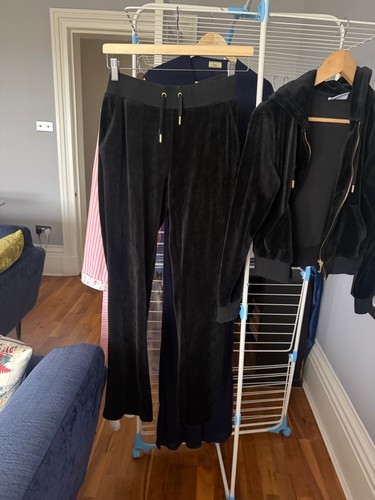 Juicy couture black tracksuit - juicy,