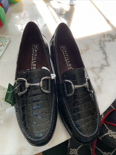 Black patent brand new - black,