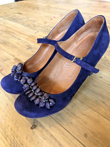 Chie mihara purple suede - suede, cala