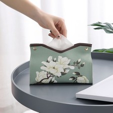 Tissue Box Waterproof Home Living Room Desktop Paper Box Car Storage Cover PN
