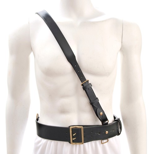 Sam browne belt with - browne,
