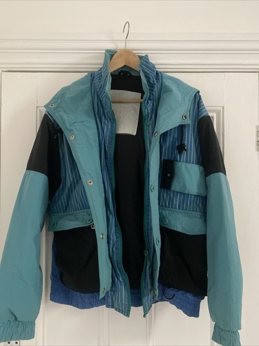 Vintage ski jacket - ski, turquoise