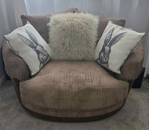 Swivel cuddle chair - swivel, excellent