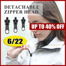 6~22Pcs Zipper Pull Replacement, Zip Repair Kit Detachable Universal Fix Zipper