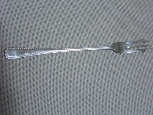 Pickle fork silver coloured - pickle, fork,