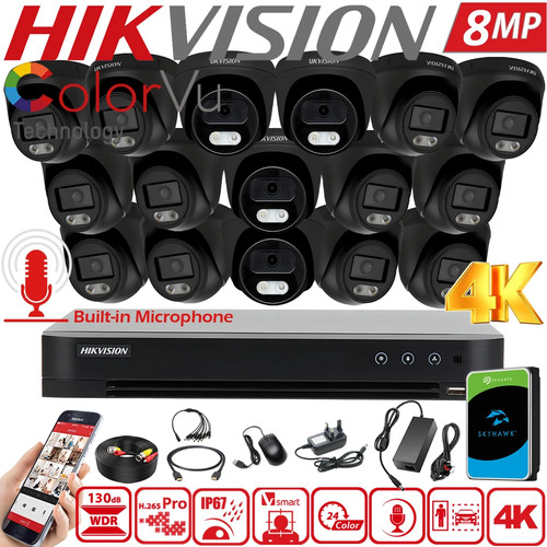 Hikvision 8mp colorvu - 4k,