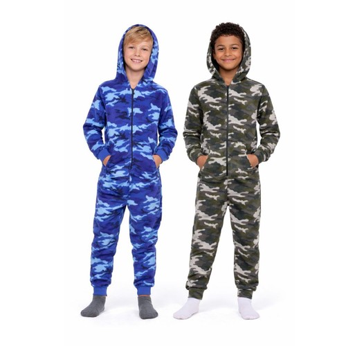 Kids unisex hooded camouflage - kids,