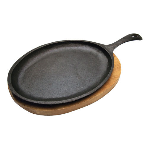 Cast iron sizzle platter - platter, steak