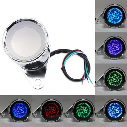 Lcd digital motorcycle gauge - lcd,