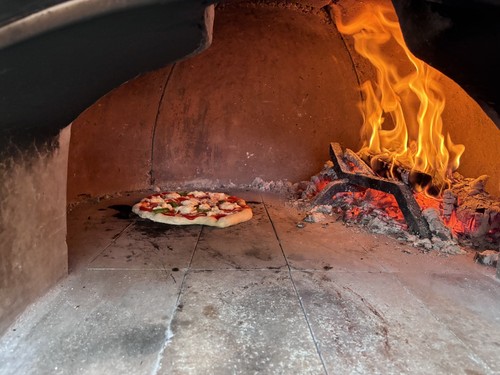 Pizza oven andiron - oven, andiron,