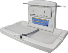 AIKE Baby Changing Unit Horizontal, Wall-mounted Foldable Baby Diaper Changing T