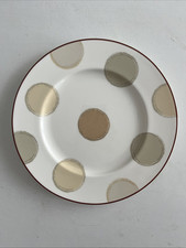 Noritake Ambience Mocha Java Dots 7989 Salad Plate 8.5"