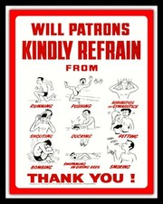 WILL PATRONS REFRAIN FROM