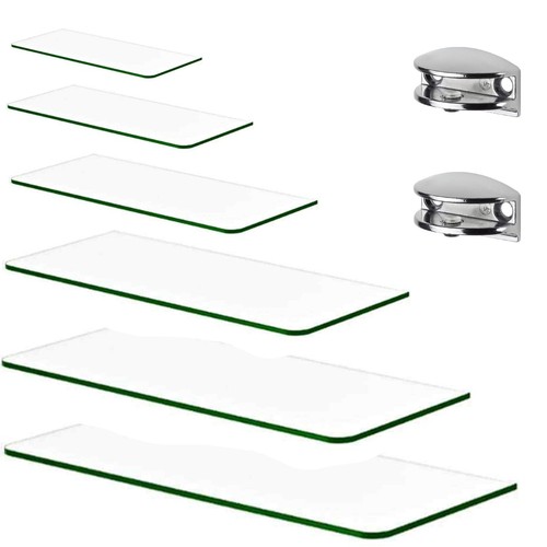 Clear tempered glass shelf - tempered,