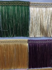 Tassel Fringe / Fringing Trim Luxury 6" 15cm **DIFFERENT COLOURS** x ONE YARD