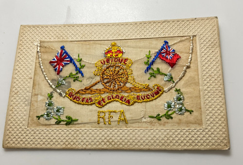 Ww1 silk postcard - ww1,