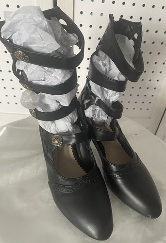 Womens gothic strappy heeled - gothic,