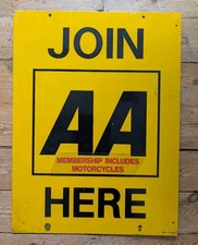 JOIN AA HERE SIGN - Garage