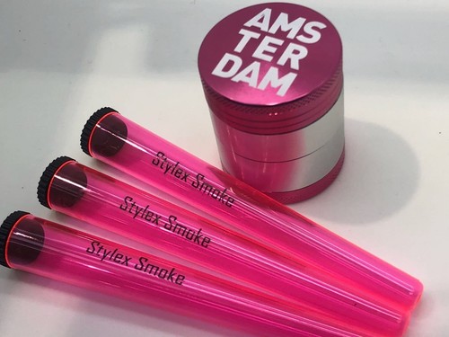 Pink amsterdam grinder - grinder,