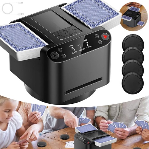 Automatic card shuffler - automatic,