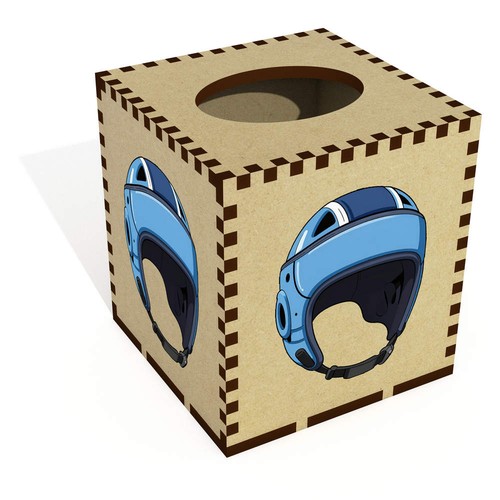 Rugby scrum cap square - cap',