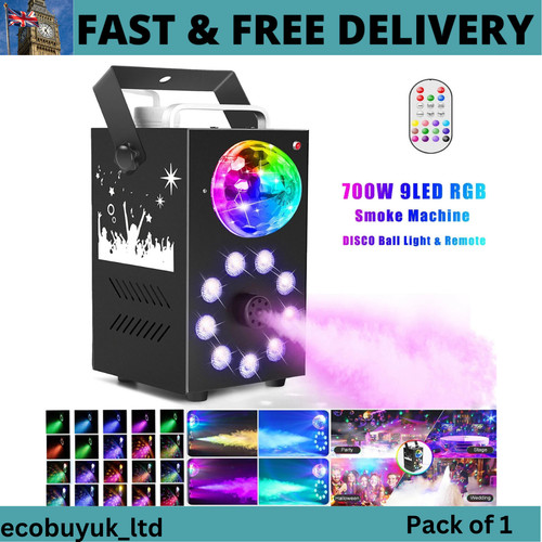700w 9led smoke fog machine - 9led,