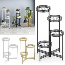 3/4Tier Metal Plant Shelf Rack