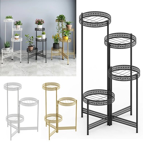 4tier metal plant shelf - 3/4tier,