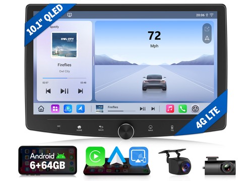 Double din car radio - double, 10.1"